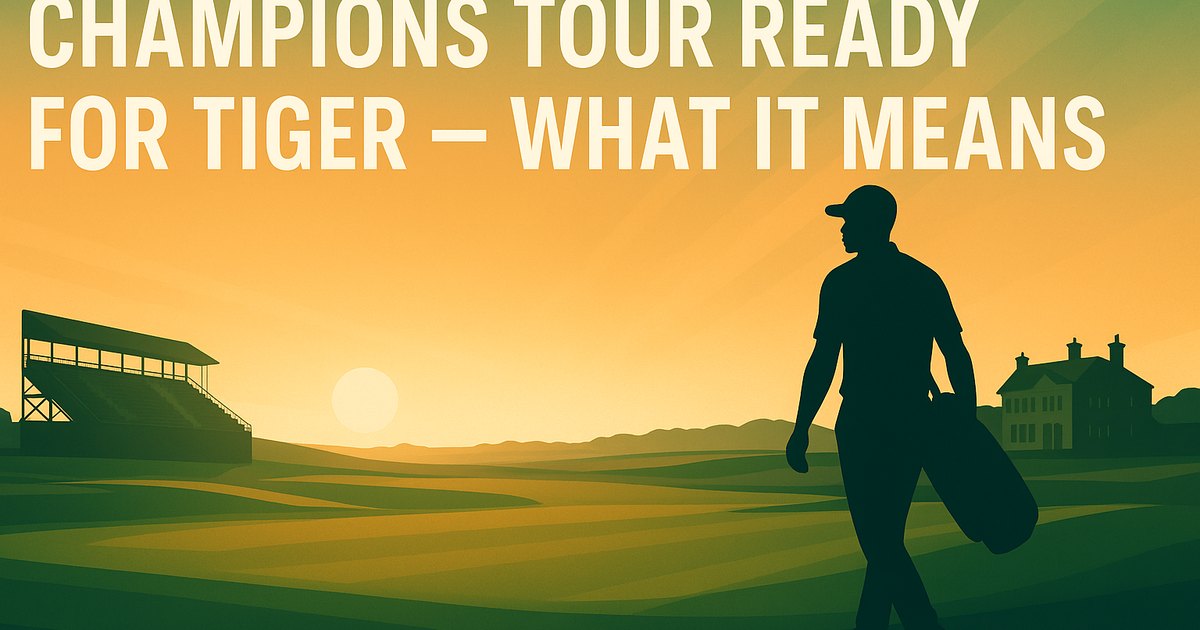 Champions Tour Ready For Tiger — What It Means