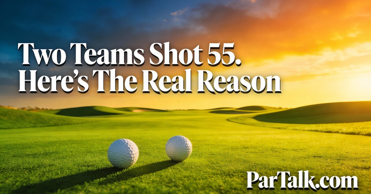 Two Teams Shot 55. Here’s The Real Reason