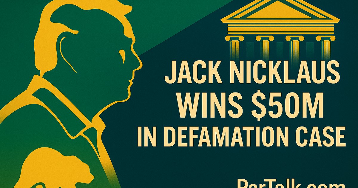 Jack Nicklaus Wins $50M In Defamation Case