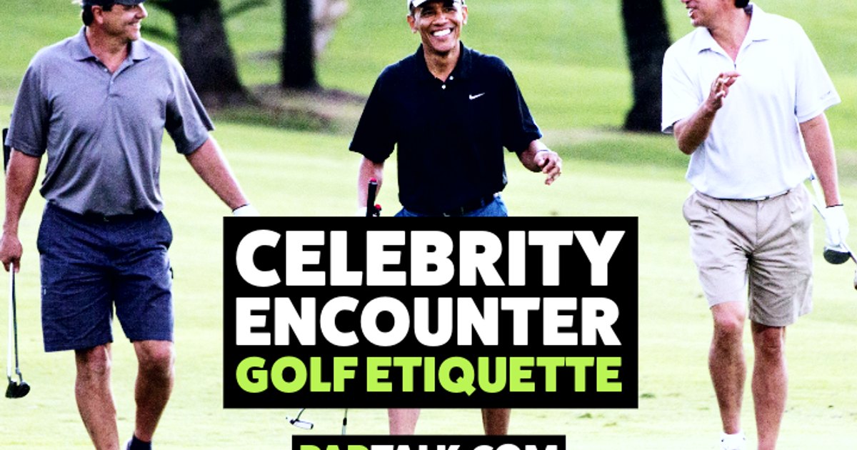 Obama Golf Encounter: Master Celebrity Golf Etiquette Tips