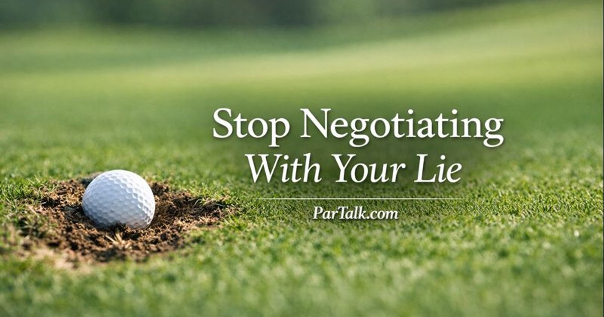Stop Negotiating With Your Lie