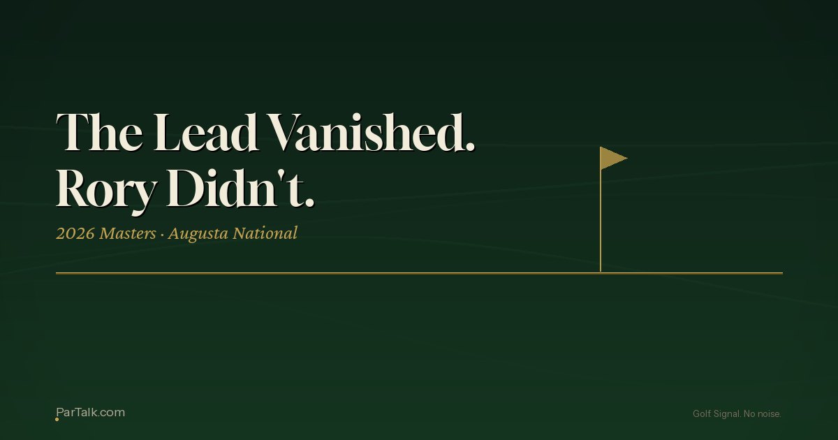 The Lead Vanished. Rory Didn't.
