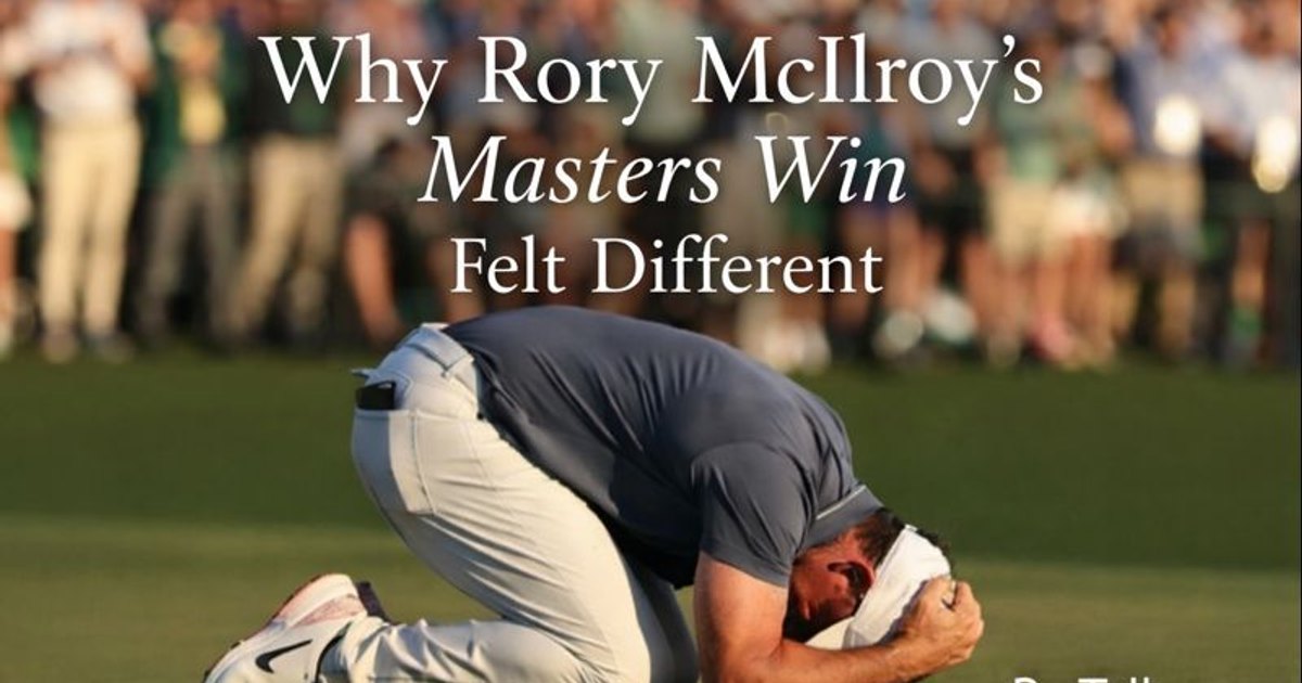 Rory McIlroy’s Masters Win Was Relief, Not Joy